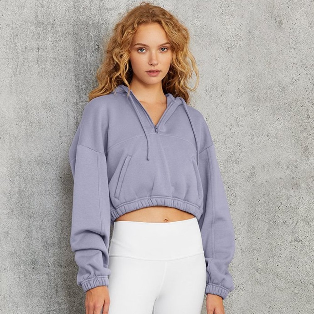 Alo Yoga Purple Hoodie Small